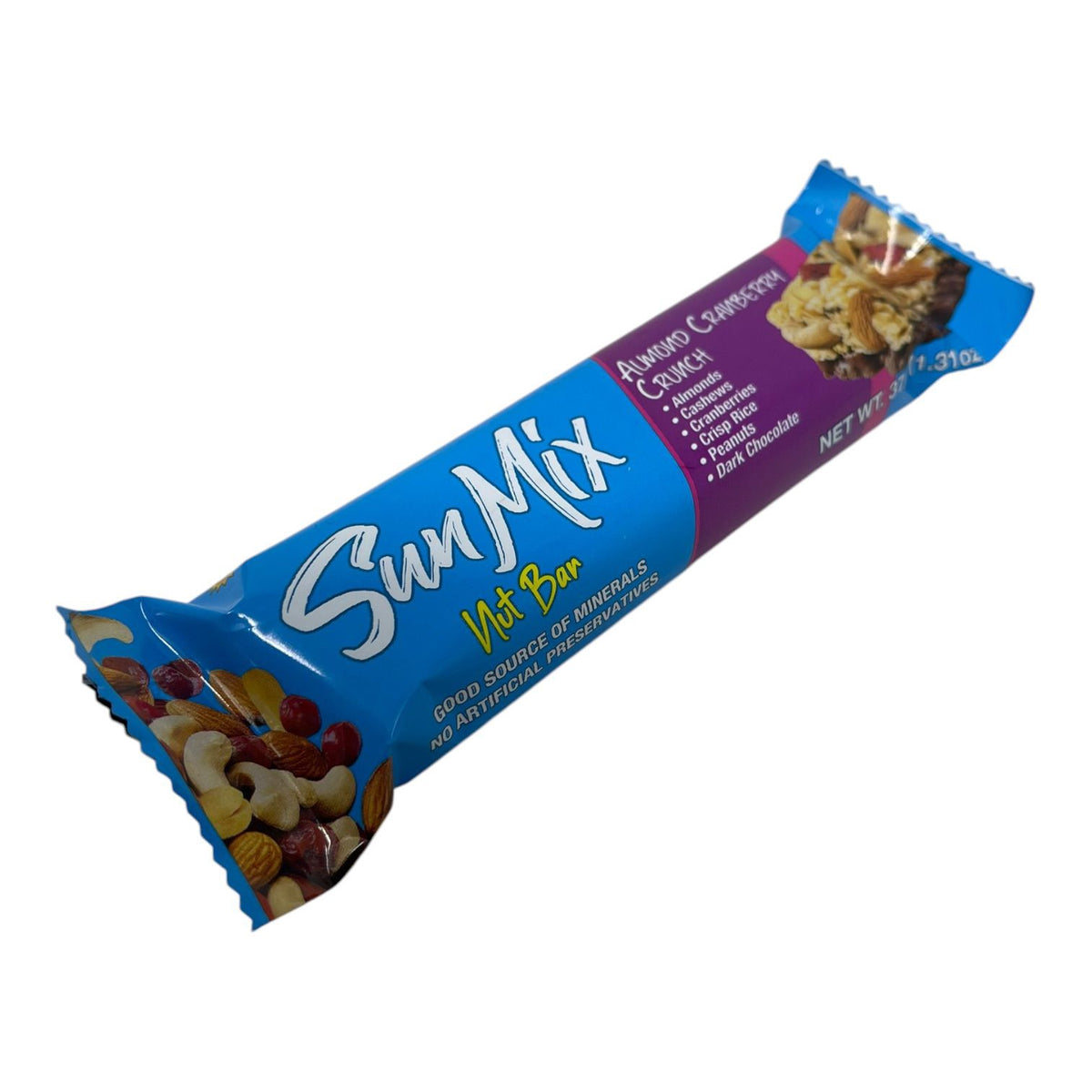 SUNSHINE Sun Mix Nut Bar Almond Cranberry Crunch 37G