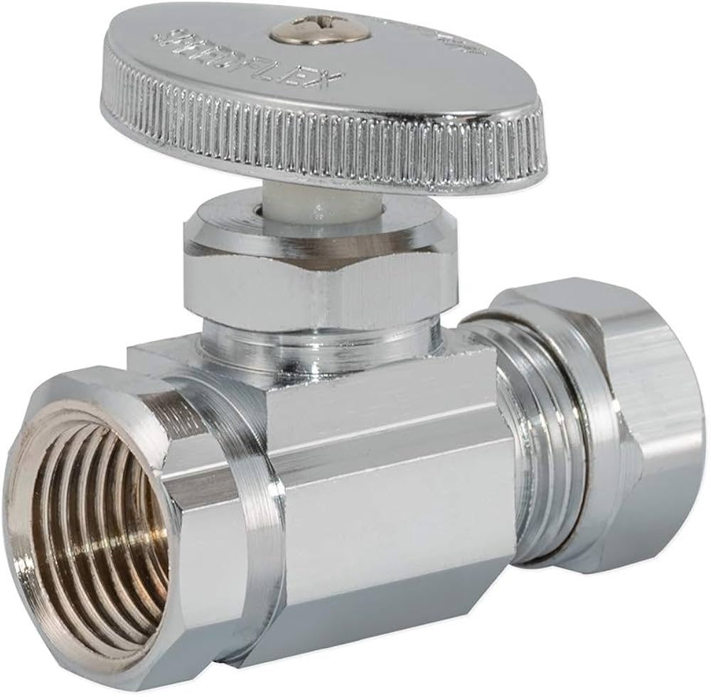 EASTMAN Straight Valve 1/2" X 1/2" 04327LF