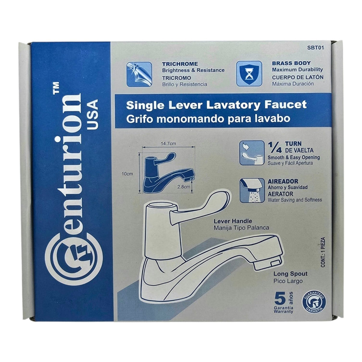 CENTURION Pillar Tap Single Lever Faucet SBT01