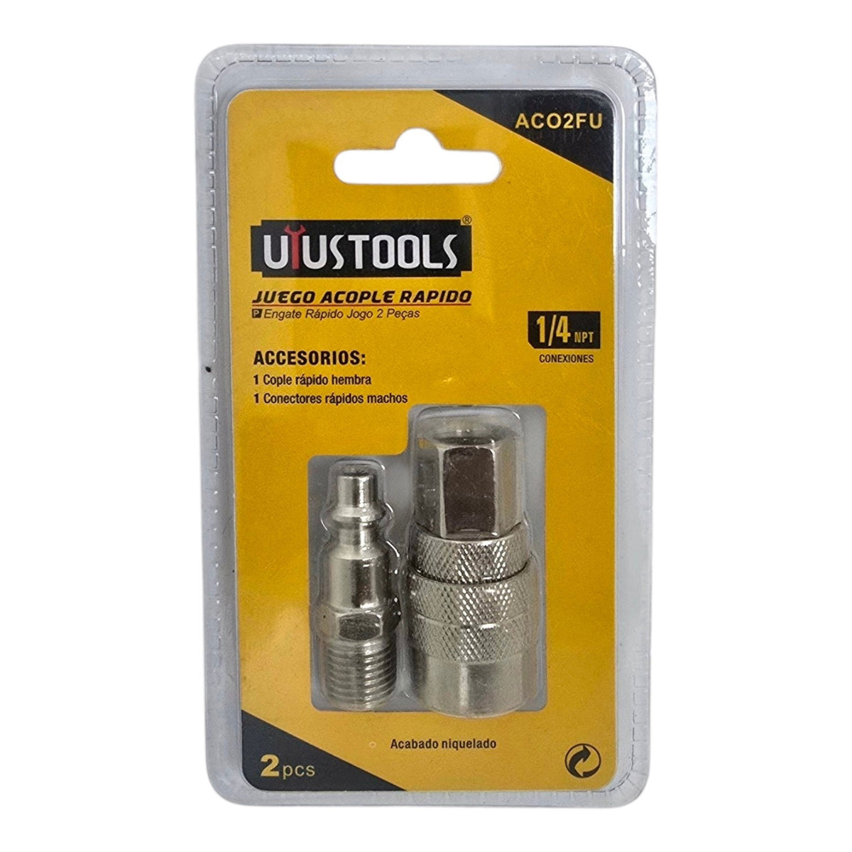 USTOOLS Air Accessory Set 2PCS Chrome AC02FU