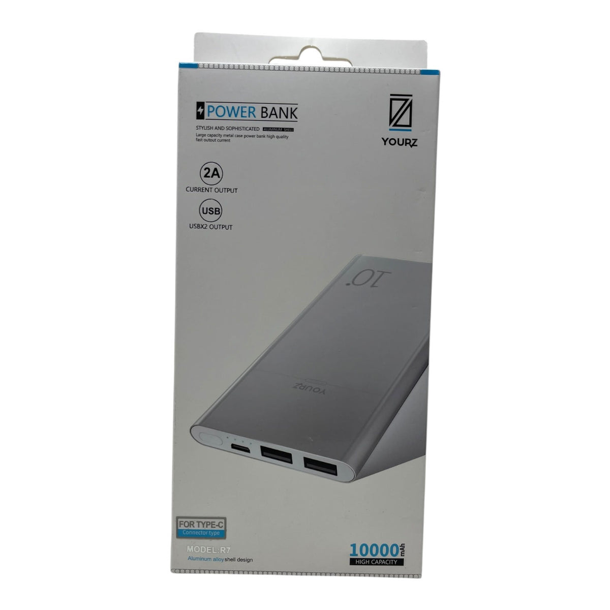 Charger Power Bank Yourz 10, 000MAH R7 2A