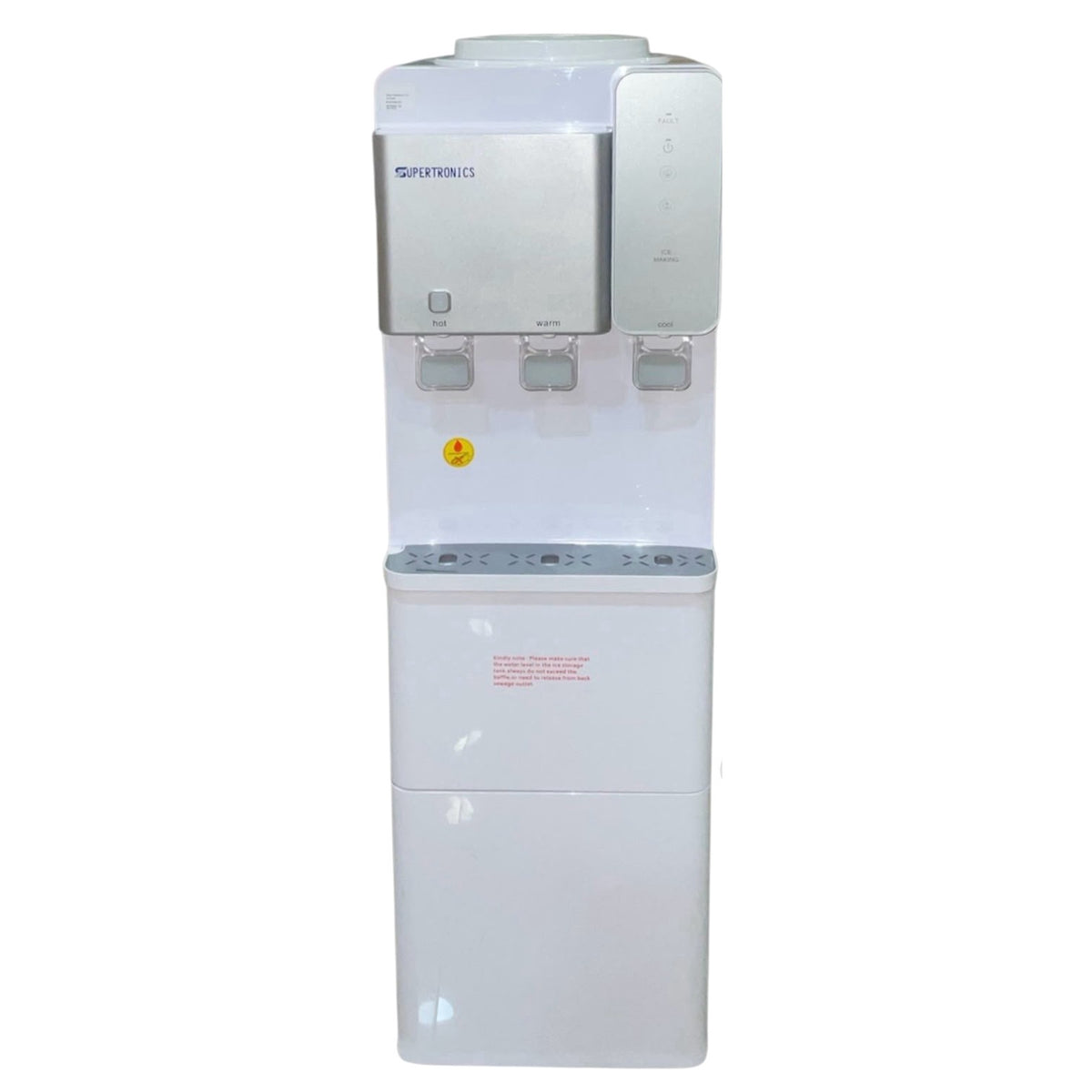SUPERTRONICS Water Dispenser BYCZ565 with Ice Maker White 110V