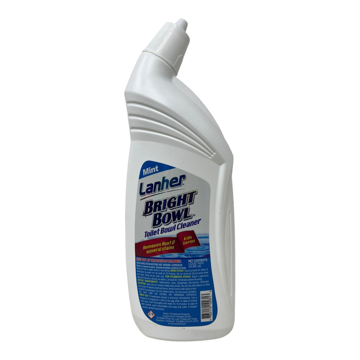 LANHER Bright Bowl Mint Toilet Bowl Cleaner 750ML