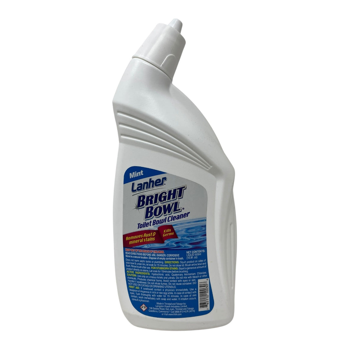 LANHER Bright Bowl Mint Toilet Bowl Cleaner 500ML