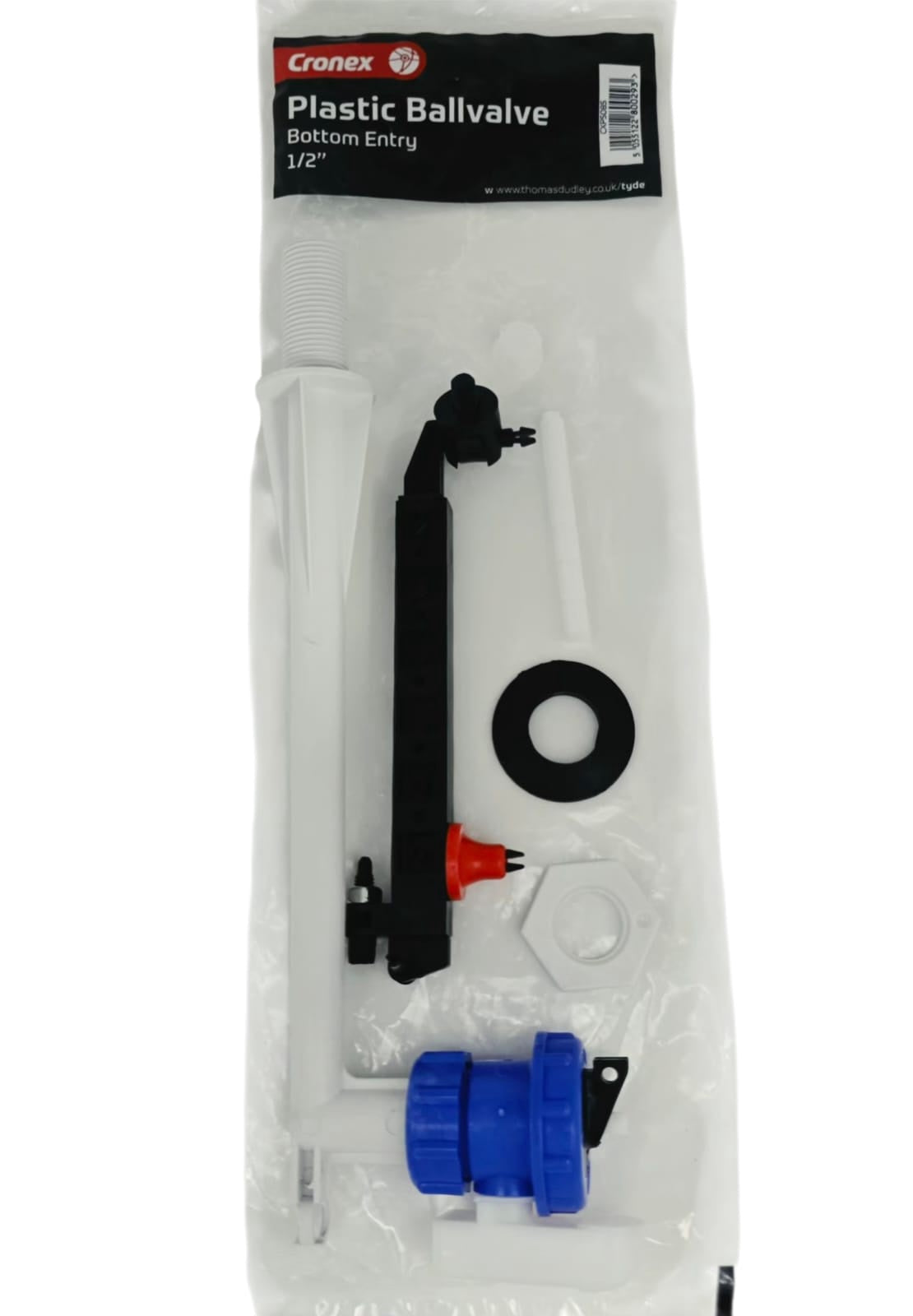 CRONEX Cistern Arm Plastic Ball Valve CXP5085 Bottom