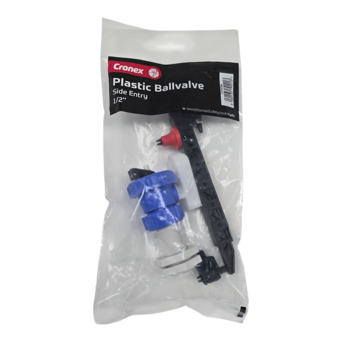CRONEX Cistern Arm Plastic Ballvalve CXP5084 Side Entry