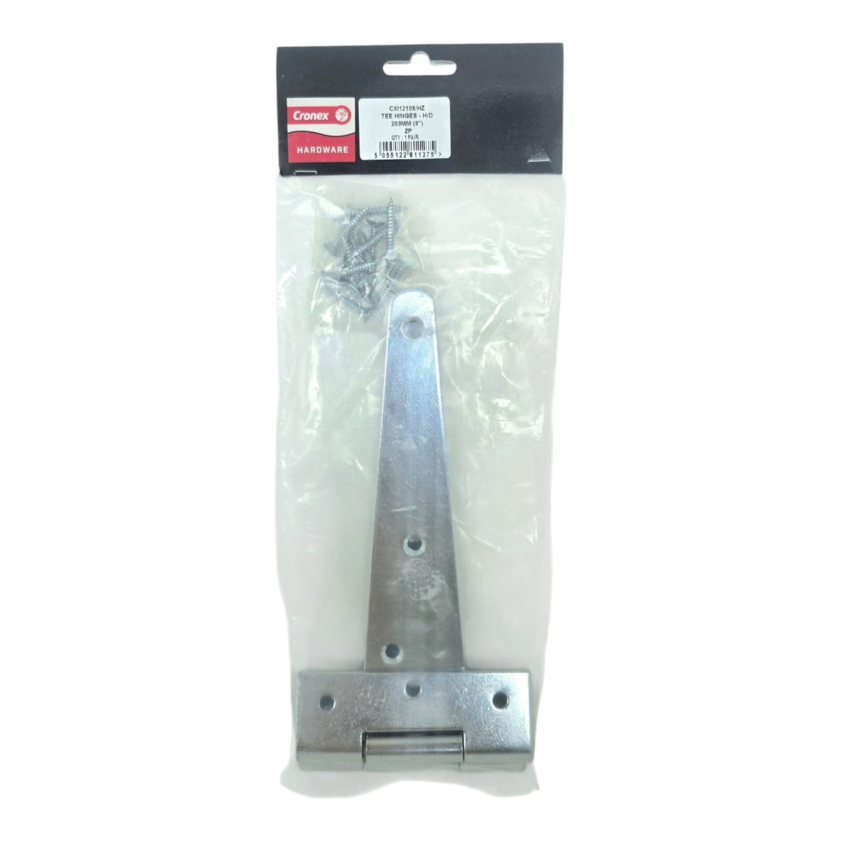 CRONEX RABO Tee Hinges 8" Cronex Heavy Chrome CXL12108/HZ