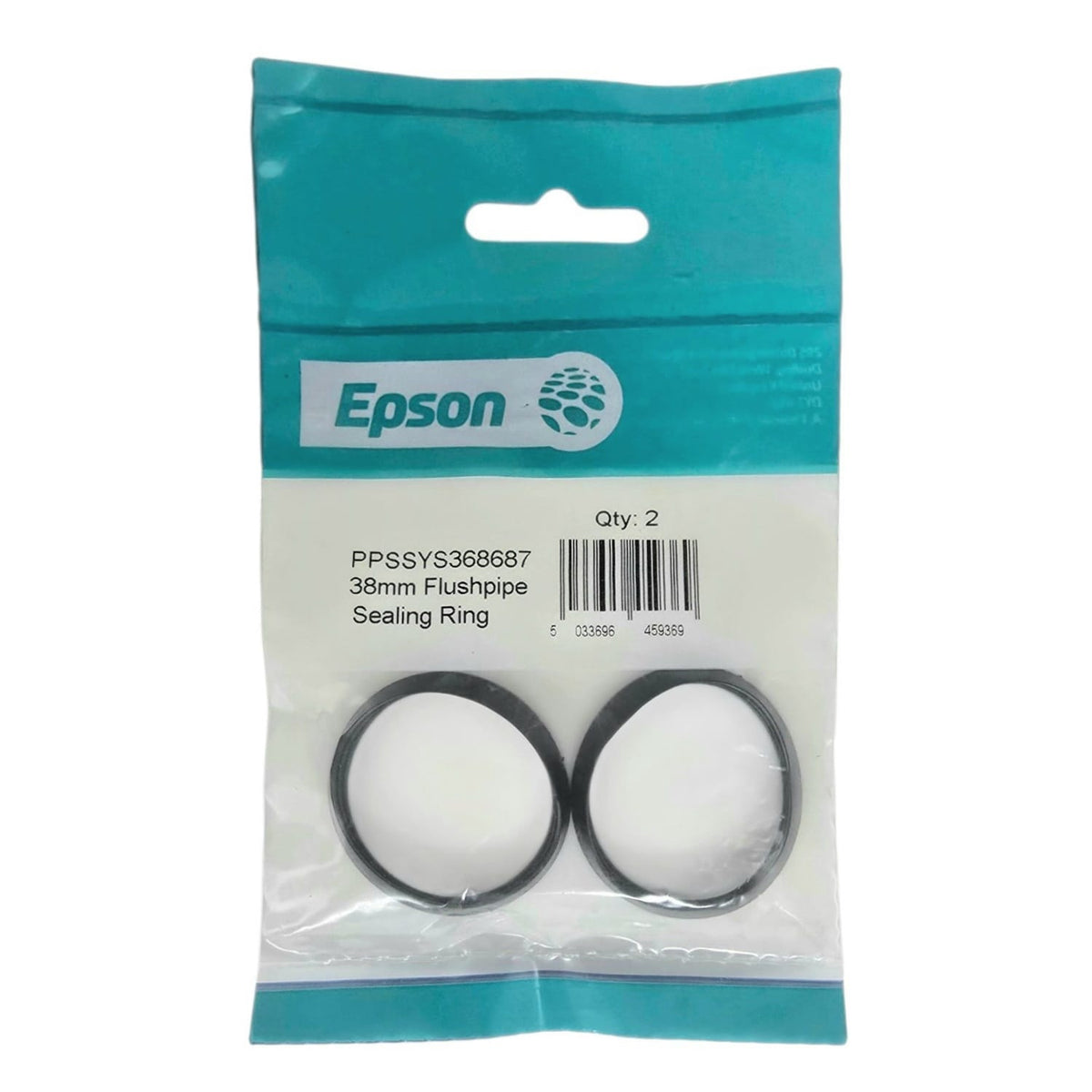 CRONEX Rubber Cone Seal for Flush Pipe 38MM Epson 2PCS Pk 368687