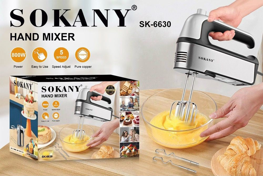 SOKANY Cake Mixer (Hand) SK-6630 110V
