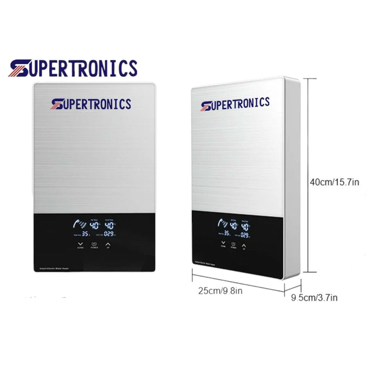 SUPERTRONICS Water Heater Electric HY-80 8KW 220V Hot Water Shower