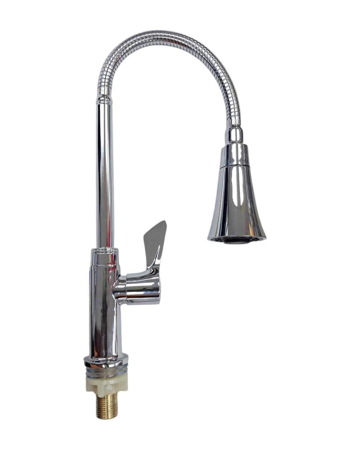 Goose Neck 1/2" Large Flex Head Lever Nickle