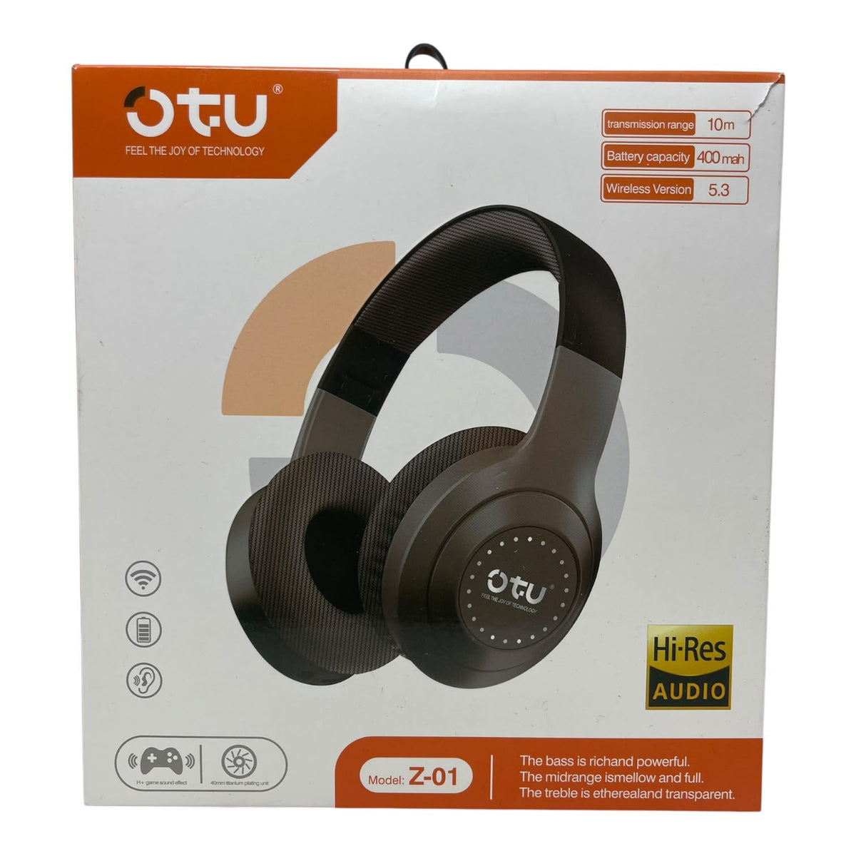 OTU Headphones Z-01 Wireless Headset V5.3 Bluetooth