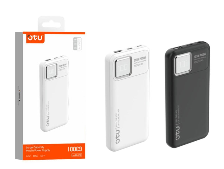 OTU Power Bank PB-102 10, 000MAH Portable Source Mobile Power Supply