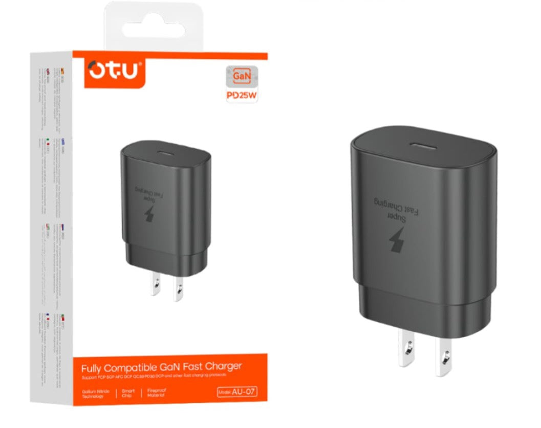 OTU Charger Adapter USB AU-07 25W Pd Super Fast
