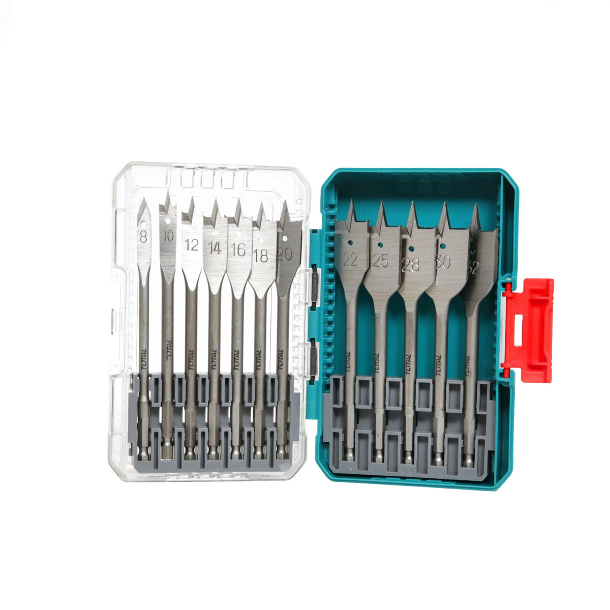 TOTAL Drill Bit Set 12PCS TACSDL1206 Flat Wood