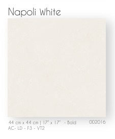 Tile Ceramic 17X17 Napoli White 43X43