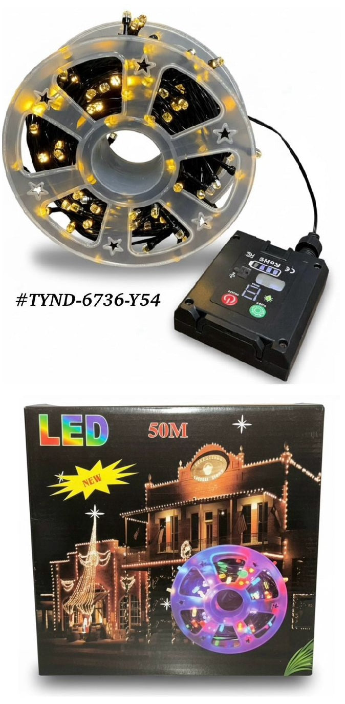 Fairy Light LED String Light Warm Light TYND-6736-Y54 50M 164FT 110V