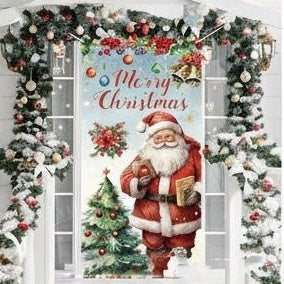 Christmas Decorations Elastic Door Cover TLMT-6316-Y53 3FT X 6.6FT