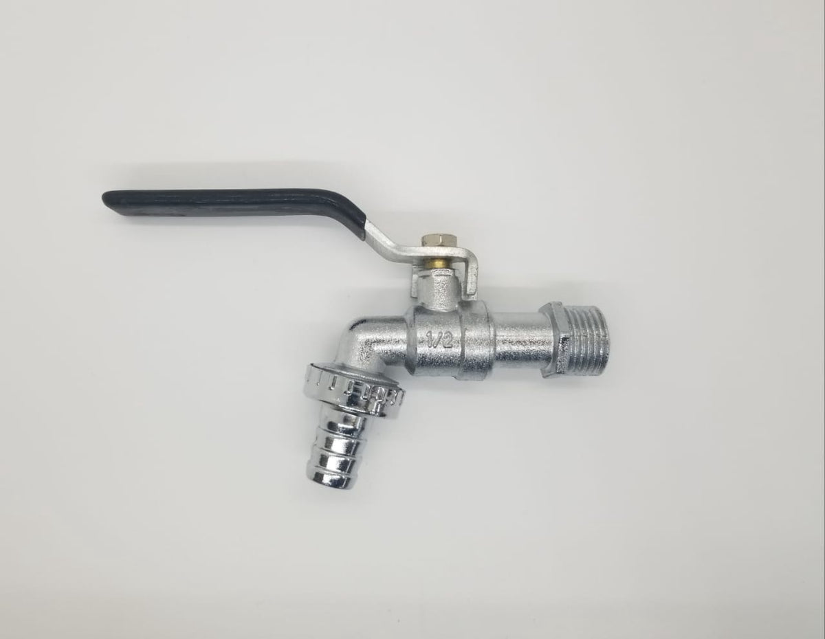 Bib Cork 1/2" Euro Nickle Lever W/ADAPTER