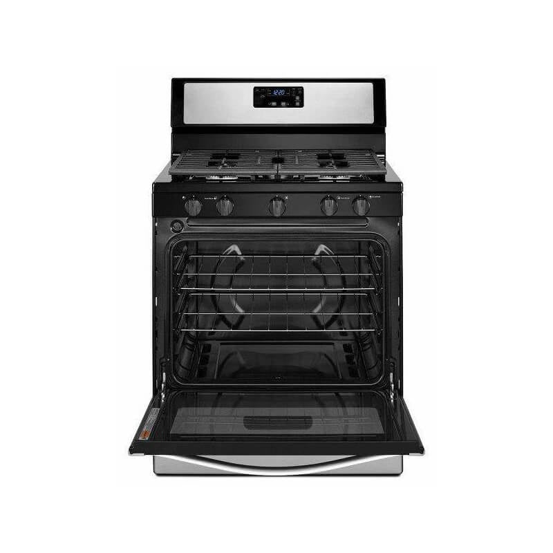 WHIRLPOOL Stove 5 Burner LWF7700S 30" Stainless Steel 1Y