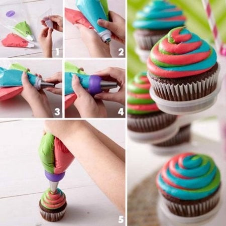 WILTON Baking Color Swirl Decorating Set 2104-7072