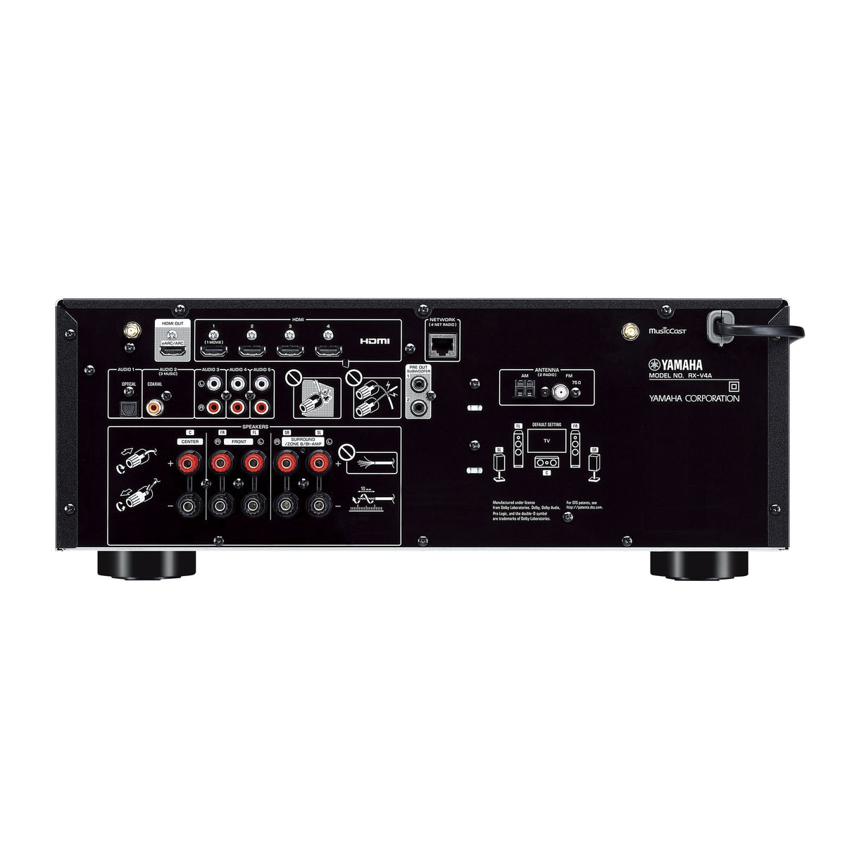 YAMAHA Amplifier RX-V4A 5.2CH 8K Hdmi