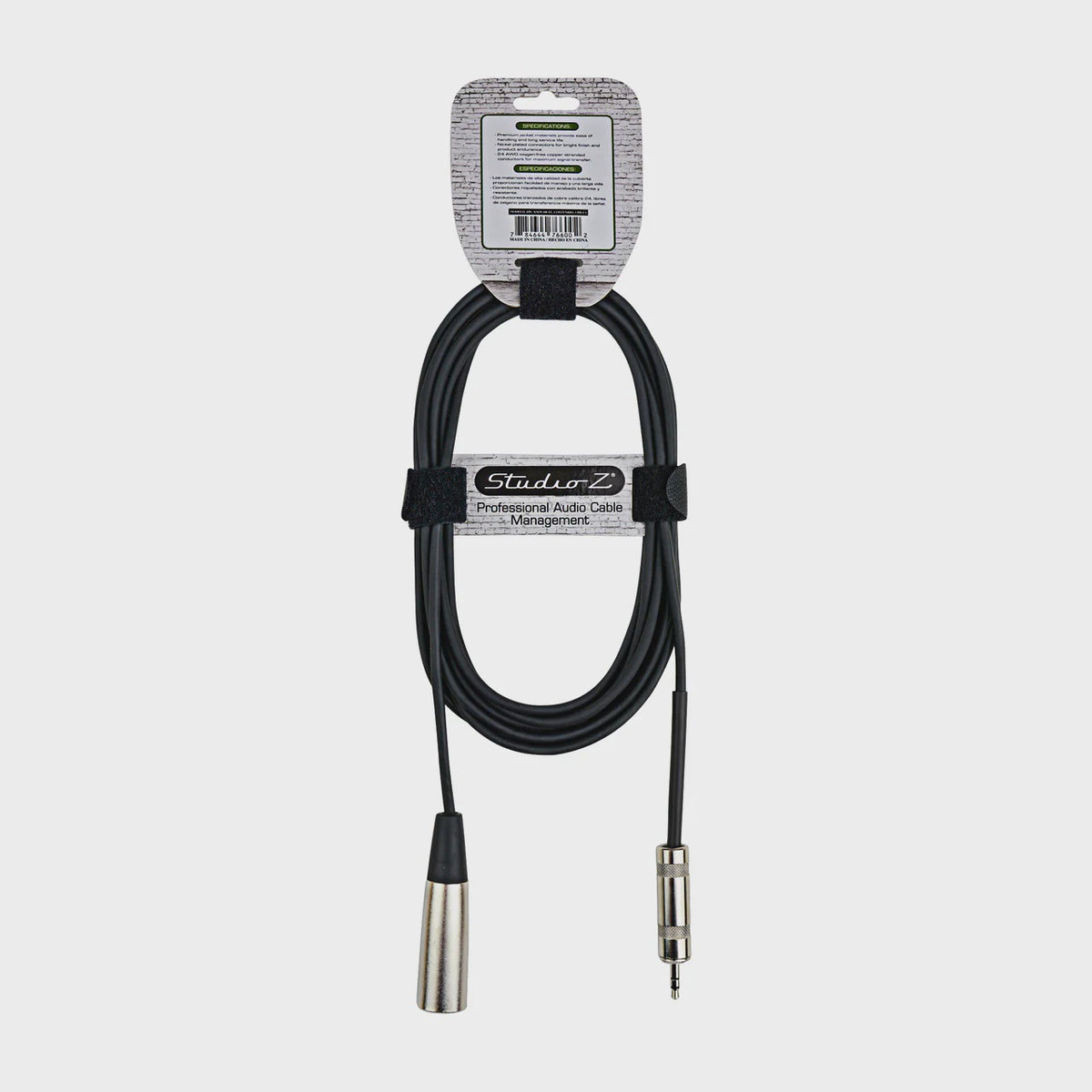 STUDIO Z Lead 3.5MM Male Stereo to Xlr Male 10' ZPC-XM35-10CEL