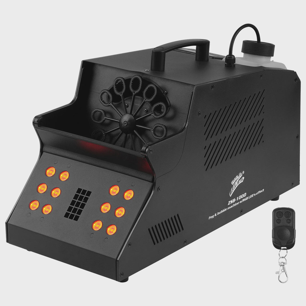 ZEBRA Fog and Bubble Machine ZSB-1000 with LED Rgb Light Effects