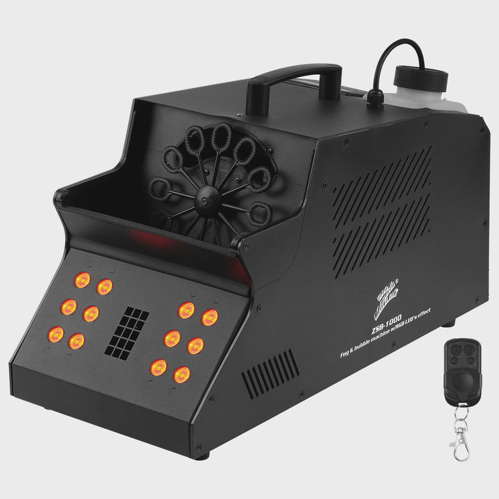 ZEBRA Fog and Bubble Machine ZSB-1000 with LED Rgb Light Effects