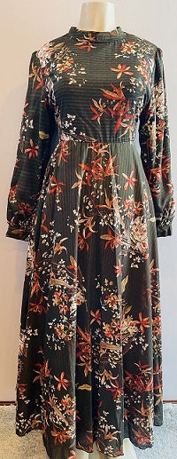 NADIDE Dress Floral Emerald