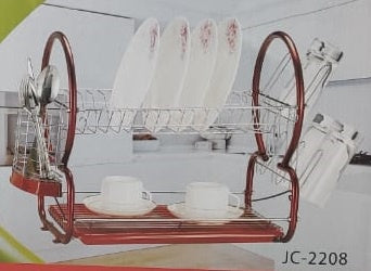 Dish Rack 2 Layer JC-2238 Red