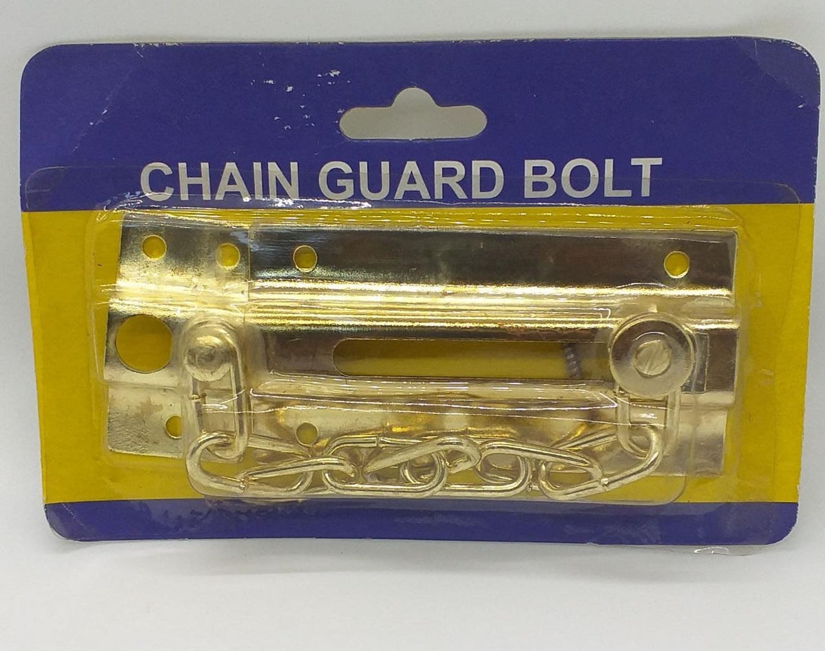 Door Chain Guard Bolt Brass
