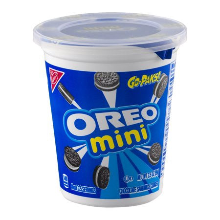 NABISCO Oreo Mini Sandwich Cookies GO-PAKS! 3.5OZ 99G