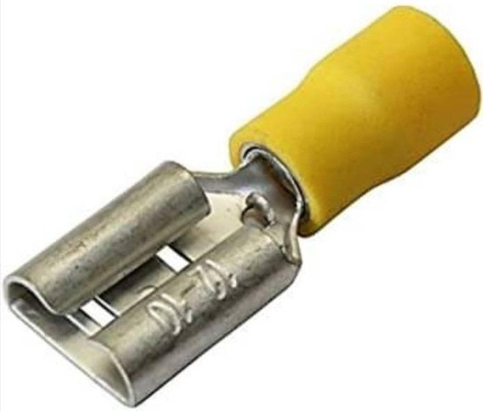 PIPEMAN'S Spade Clip Nippon America IS-IQF-1210 Yellow 12/10G