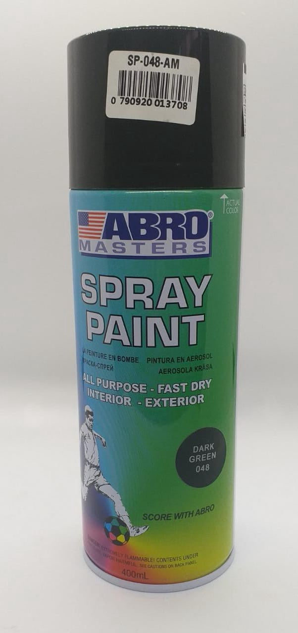 ABRO Tin Spray Green Dark #048