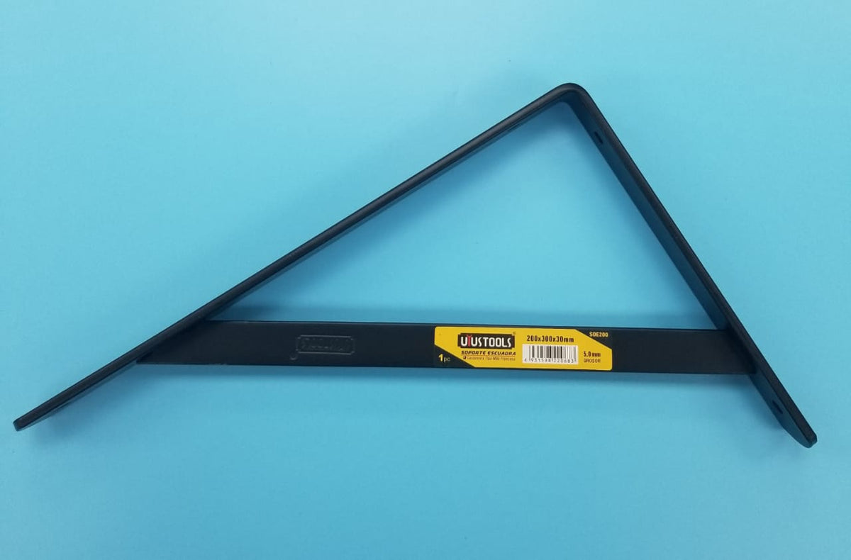 USTOOLS Shelf Bracket 200X300X30MM Uyustool SOE200 Heavy Black Sold Each