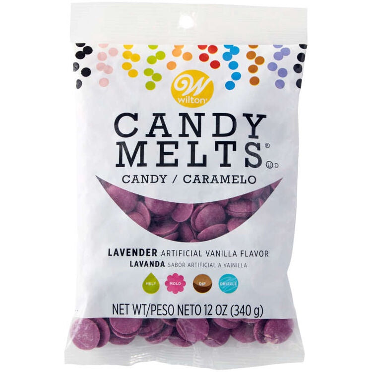 WILTON Baking Candy Melts Lavender Vanilla 340G 12OZ 1911-1512