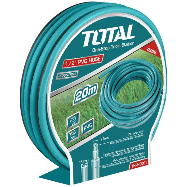 TOTAL Hose 1/2" X 20M Garden THPH2001
