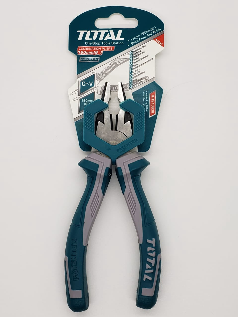 TOTAL Pliers 6" Combination THT210606