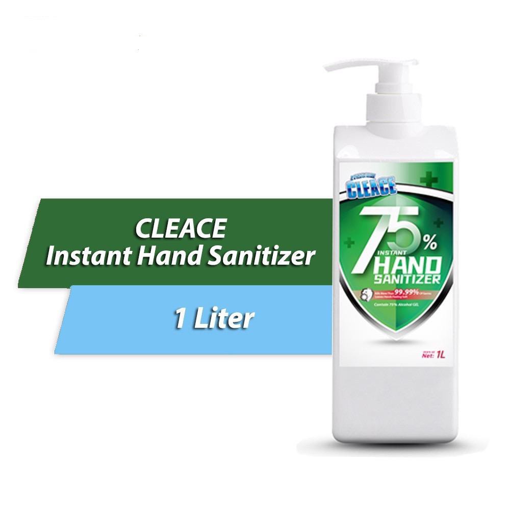 CLEACE Hand Sanitizer Gel 1L 75% Alcohol
