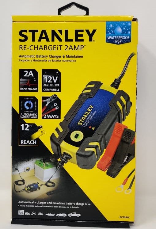 STANLEY Battery Charger BC209W RE-CHARGEIT 2AMP 12V
