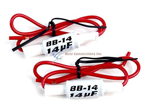 AUDIO PIPE Capacitor Inline BB-14 Sold 2PCS Pack