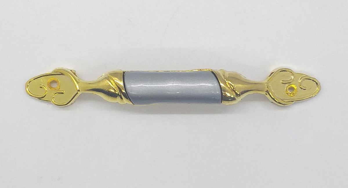 Draw Handle Gold with Color Center / White