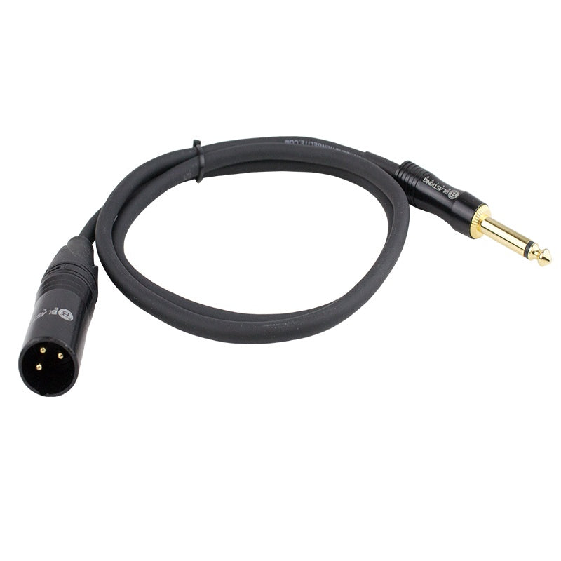 BLASTKING Lead Xlr Male to 1/4 Male Mono 3' IBKE-CXLRMQU-3