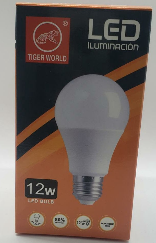 TIGER WORLD Bulb LED 12W 85-265V 6500K 1200LM