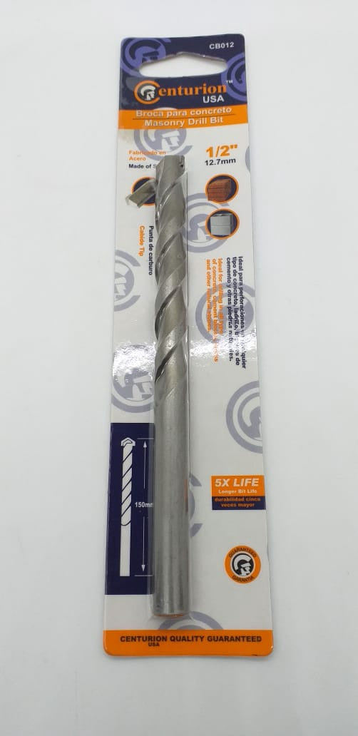 CENTURION Drill Bit Concrete 1/2" CB012