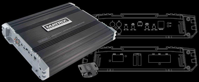MATRIX Amp. Car DX3000D.1 Mono 3000W