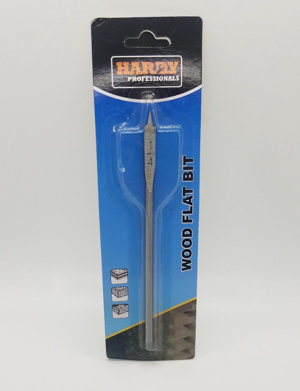 HARDY Drill Bit Flat Wood 1/4"