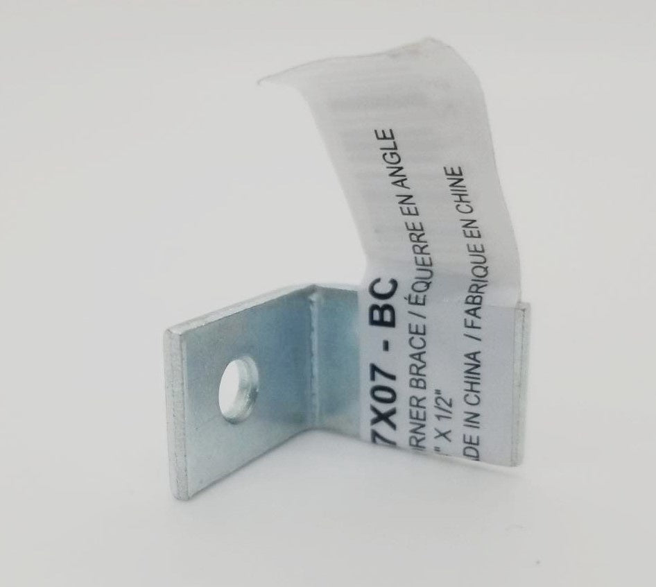 Angle Corner Bracket 3/4" X 1/2" 97X07-BC Sold Each