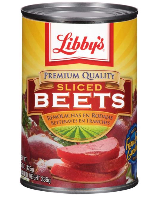 LIBBY'S Sliced Beets 8.25OZ 234G